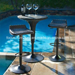 Dining Outdoor Furniture Rattan Table and Stool (FS-WBS002+ FS-WBS003)